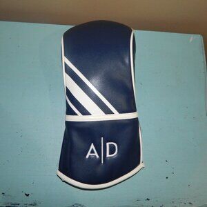 Mark & Graham Sporty Stripe Golf Head Cover "A/D" Blue